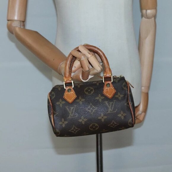 LOUIS VUITTON Monogram Mini Speedy Hand Bag M41534 LV Auth 130926 - Picture 15 of 16